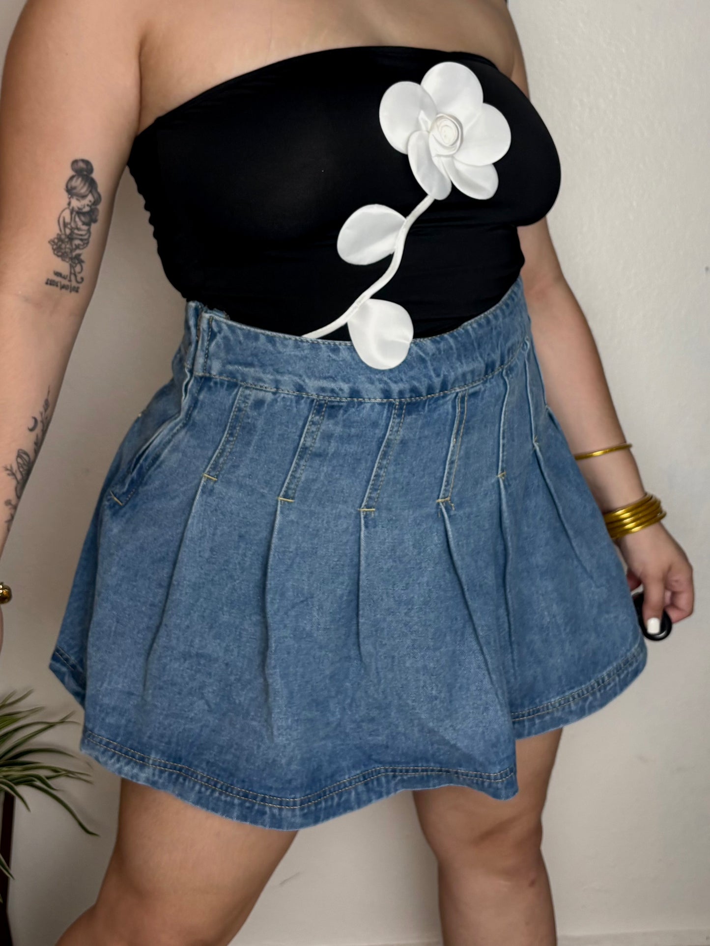 Flare It Up Denim Skirt