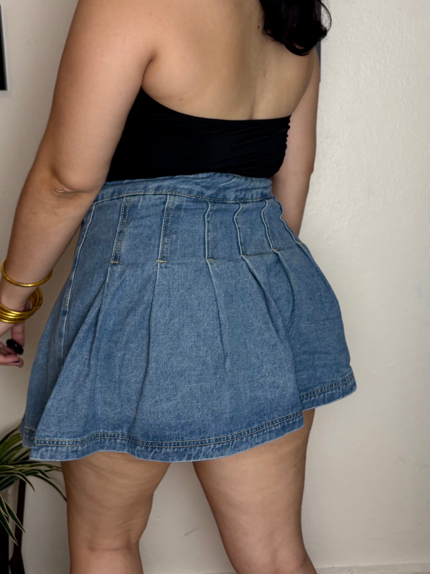 Flare It Up Denim Skirt