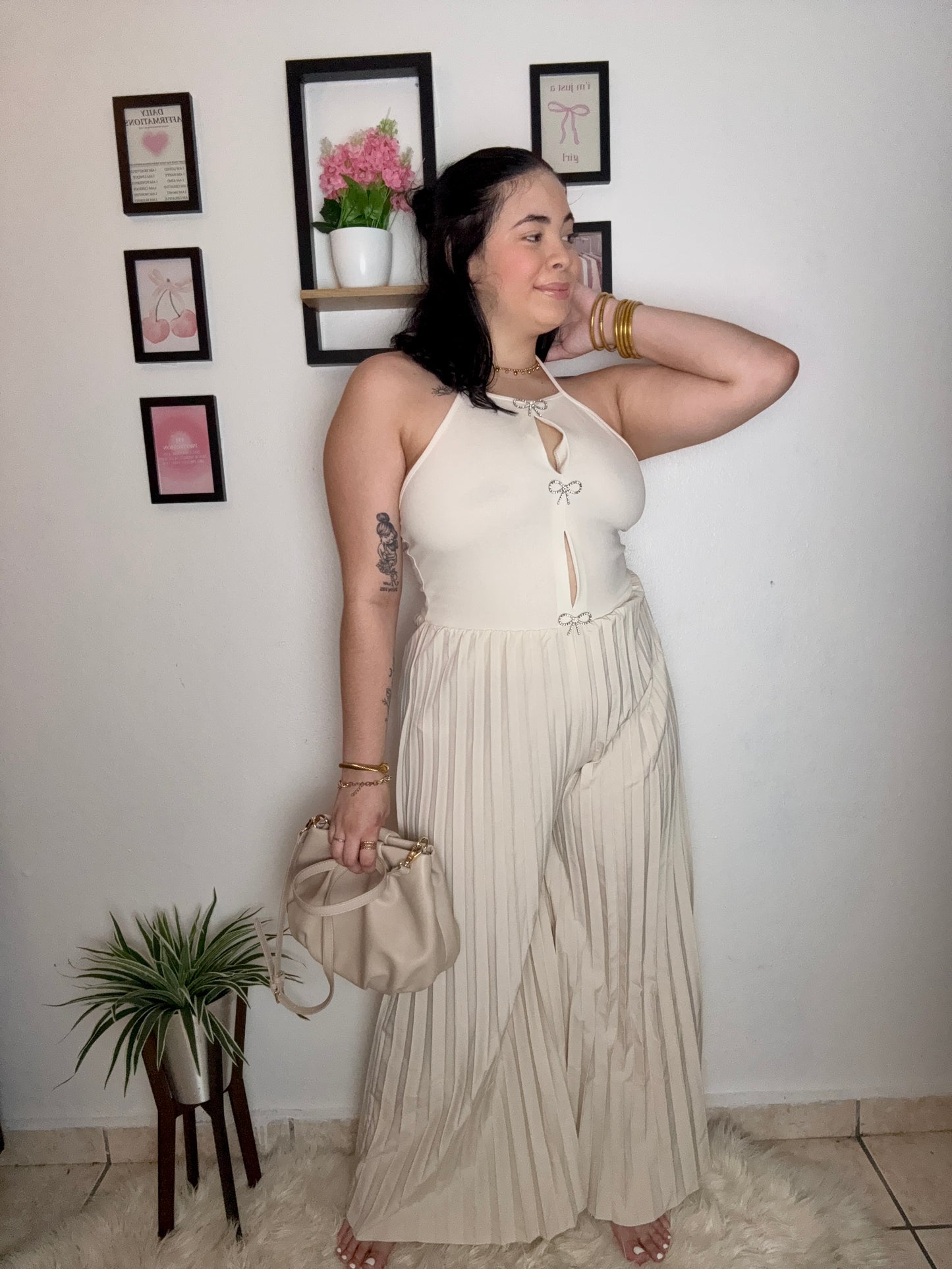 Mommys Bow Jumpsuit